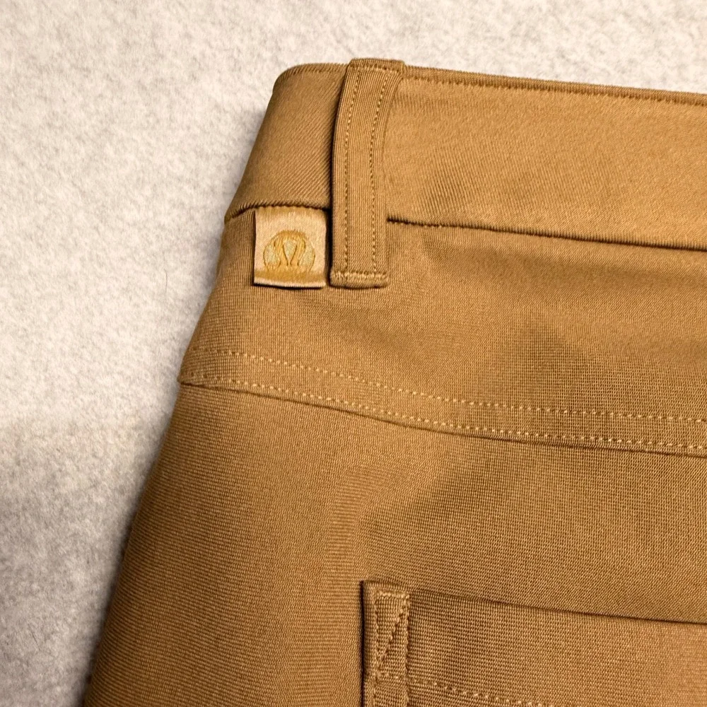 Lululemon Commission Slim-Fit Pant 40 Tan Khaki Warpstreme Chino LM5AQ9S